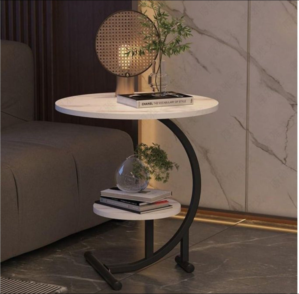 Table d'appoint à 2 niveaux pour Bureau ou la Chambre