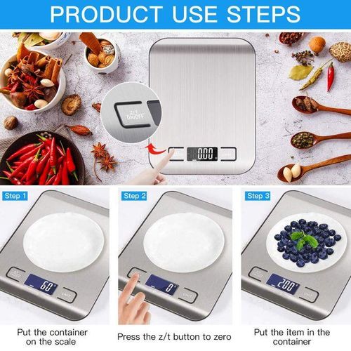 Pèse aliment numérique avec écran LCD ( 5kg )