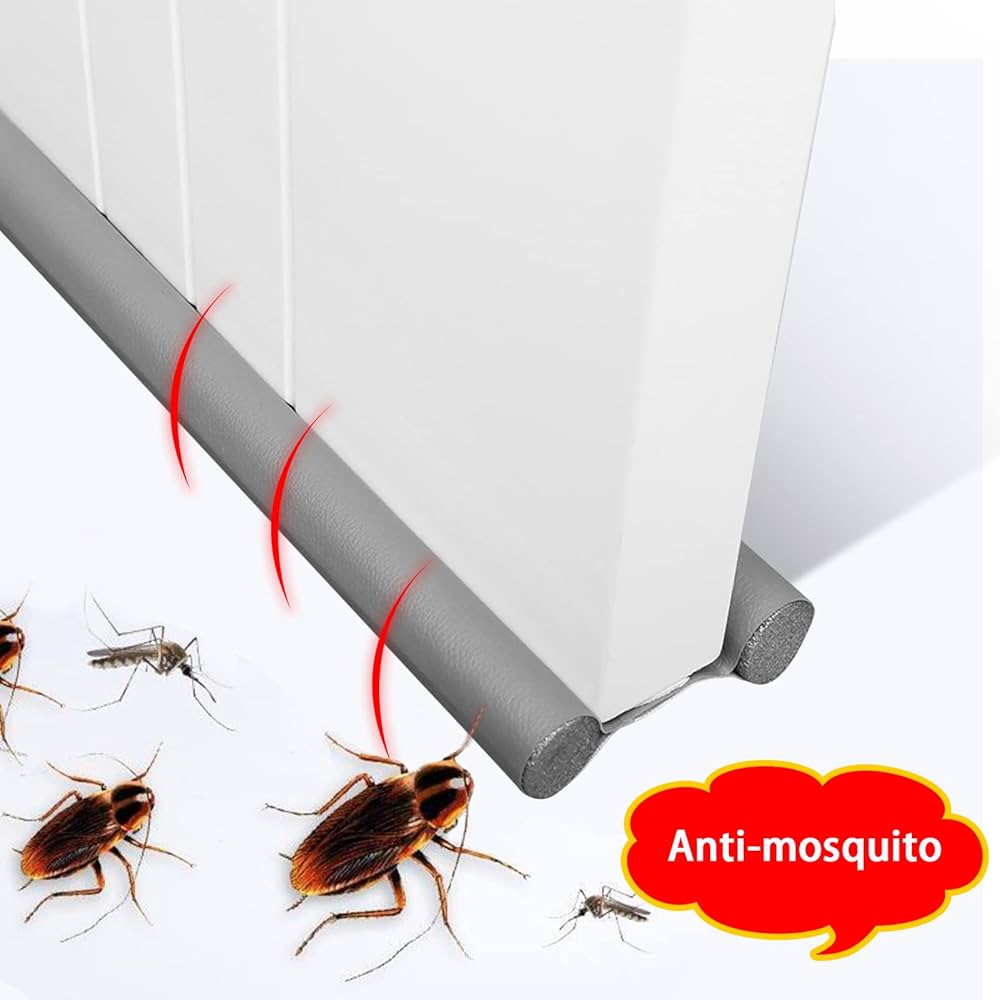 Bas de porte isolant (souvent appelé "boudin de porte double