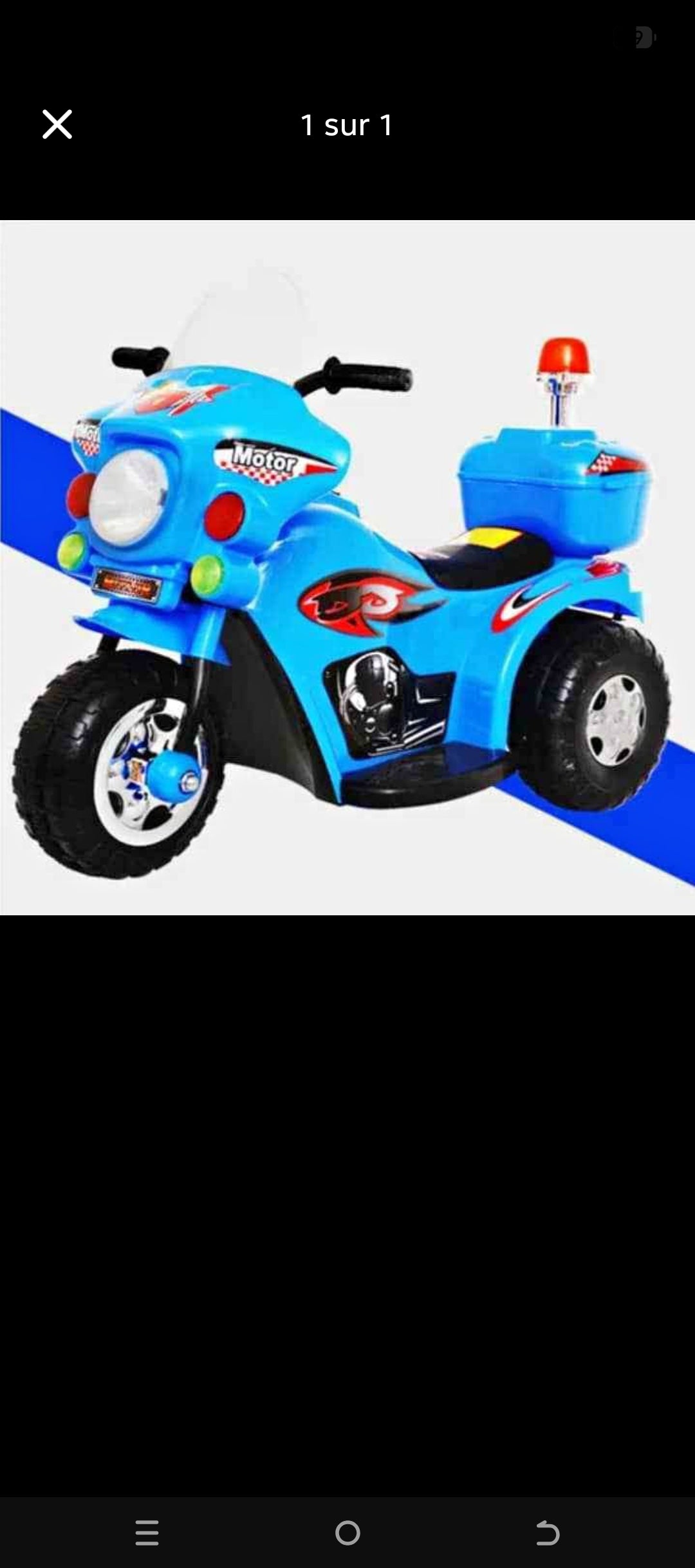 Moto rechargeable pour enfants jusqu'à 4 ans