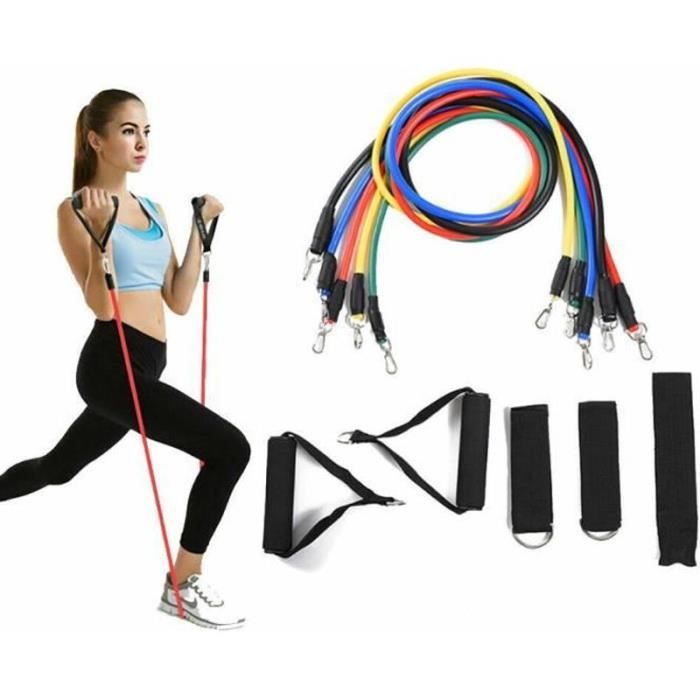 Kit de bandes de résistance élastiques, pour le sport
