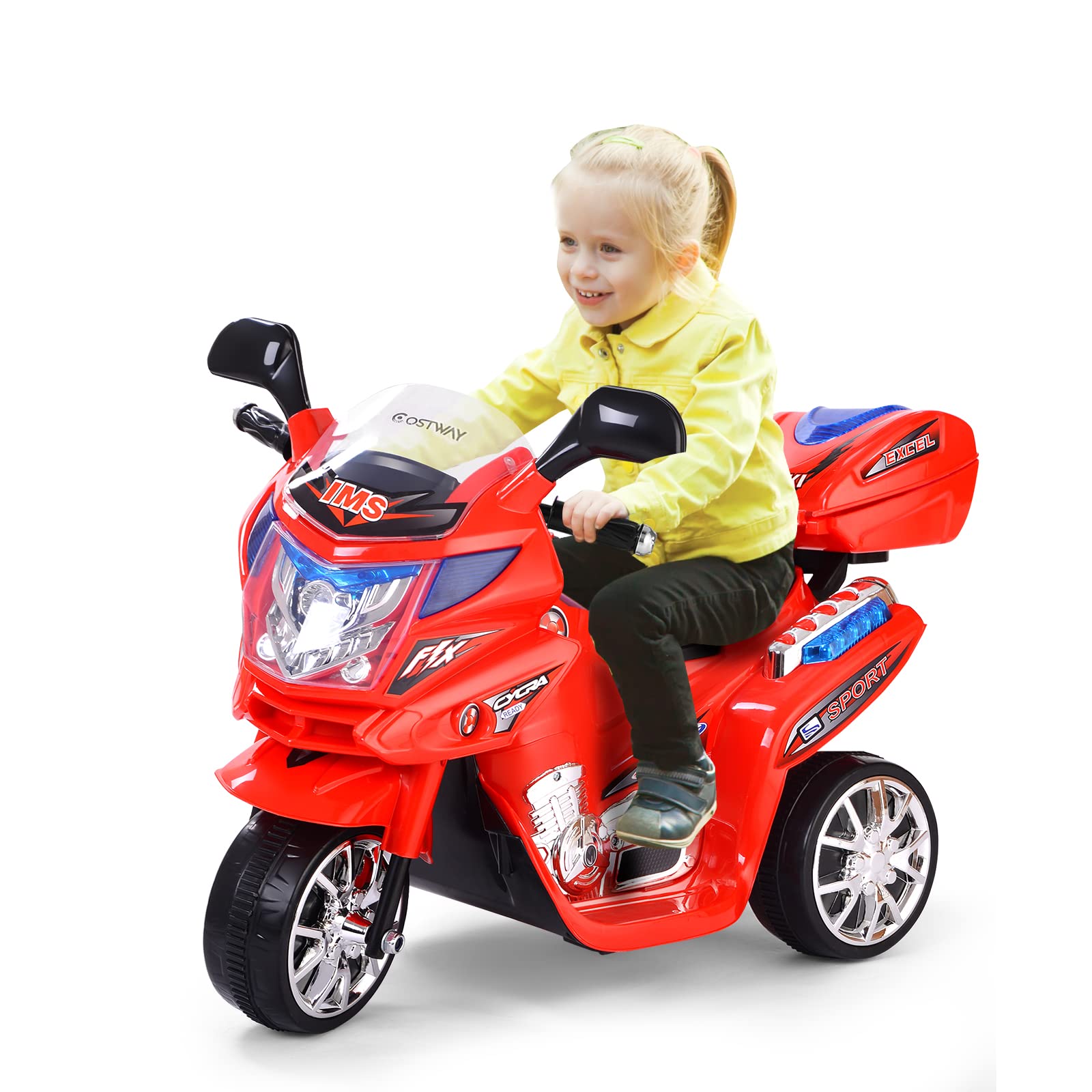 Moto électrique rechargeable pour enfants jusqu'à 5ans