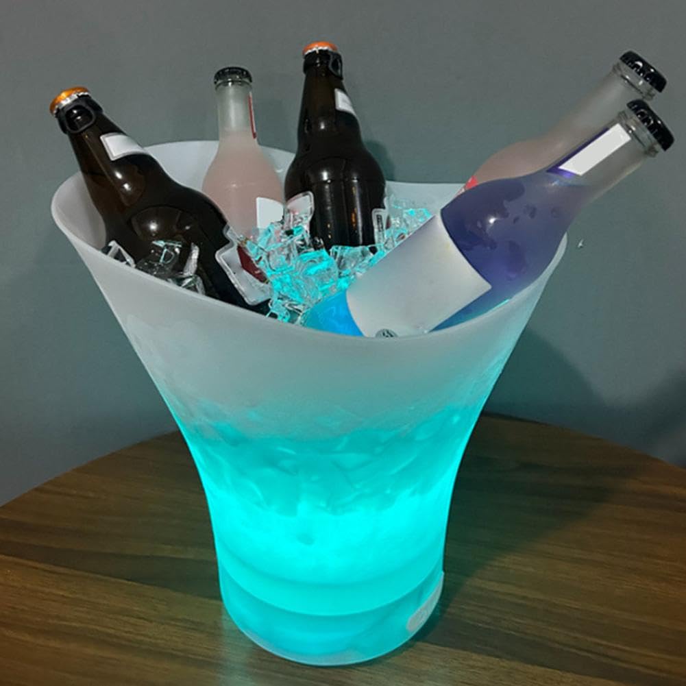 Seau à glaçons lumineux à LED, avec un système Bluetooth