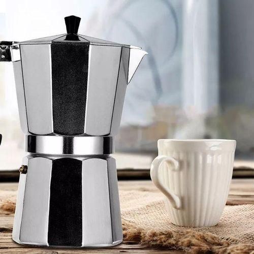 Cafetière italienne traditionnelle en aluminium, 2 et 3 tasses