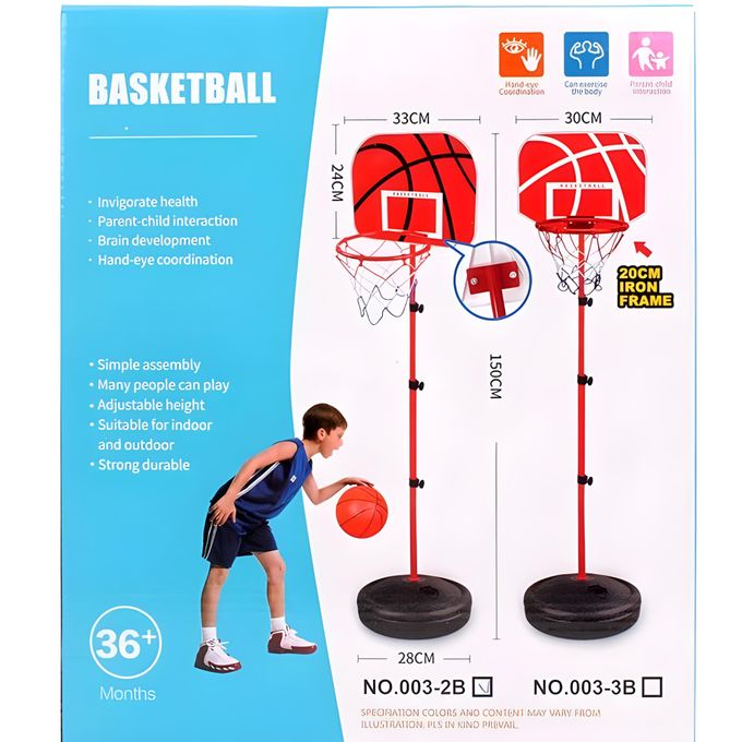 Support de basket-ball réglable pour enfants